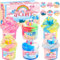 Buntes Schleim-Set,6 Pack Axolotl Slime Kit, Cloud Slime, Butter Slime & Galaxy Slime, Slime Party Favors for Kids with Axolotl Charms, Soft and Stretchy, Classroom Rewards, Birthday Gifts
