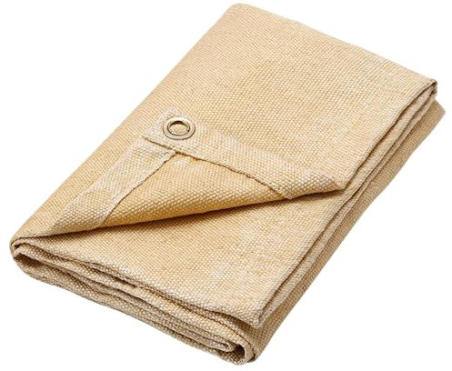 CLIUNT Schweißdecke 120 x180cm Feuerlöschdecke, Schweißschutzdecke, Feuerfeste Unterlage, Lötmatte als feuerfeste Matte, Hochbelastbare Glasfaser - Brandschutzdecke, Brandschutzmatte