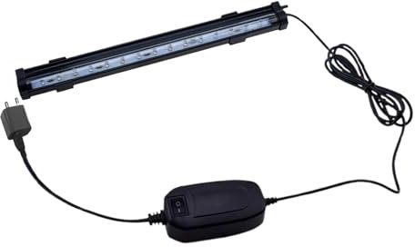 Lampe LED pour Aquarium, Lampe Submersible 7 Couleurs, Étanche Réglable pour Aquariums Plantés et Terrarium