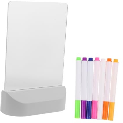 Generisch 1 Satz Acryl Zeichenbrett mit LED für Wiederverwendbar und Abwischbar Kreative Diy Maltafel mit Bunten Stiften und USB Kabel für Entspannende Nächte und Kreative Aktivitäten