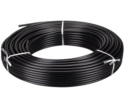 Tropfschlauch -Bewässerungsrohr 8mm PVC -Mikrostrahlrohr zum Atomisieren von Düsen mit glatte Innenwand für Gewächshausblütenpflanzen Rasen 8mm（1/4in） 10m(32ft)