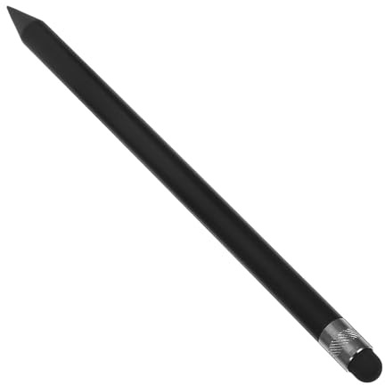 TOVINANNA Stylet Capacitif Noir pour Smartphones et Tablettes en Plastique Fin et Élégant, Protège Les Empreintes Graisse, Outil D'écriture Multipurpose pour Écran Tactile
