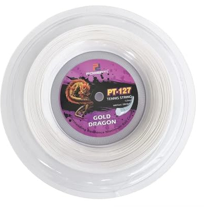 YUEYASHUX 1.23mm Tennis String 200M/660FT Powerful Tennis Racket Replacement String