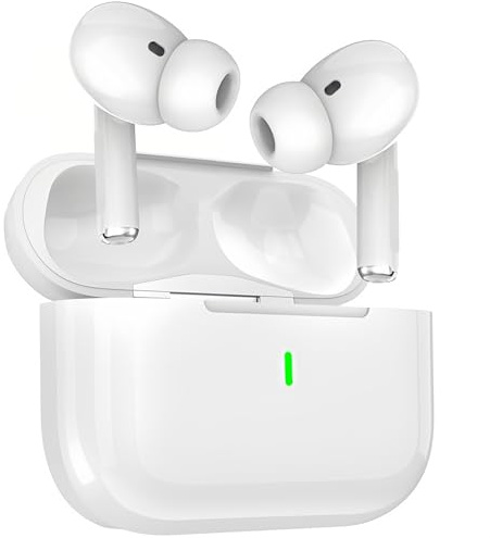 Cuffie Bluetooth, Auricolari wireless Bluetooth 5.3 In Ear, 48 Ore Cuffie Wireless Stereo HiFi con 4 ENC HD Cancellazione Rumore Mic, IP7 Impermeabili Cuffiette Senza Fili per Galaxy iOS Android
