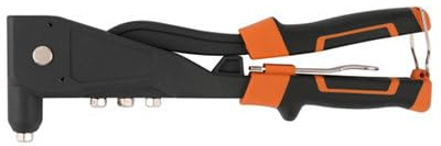 Magnusson Manual Riveting Pliers 2.4-4.8mm Black and Orange