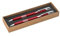 Schreibset / bestehend aus Kugelschreiber + Druckbleistift / Farbe: rot