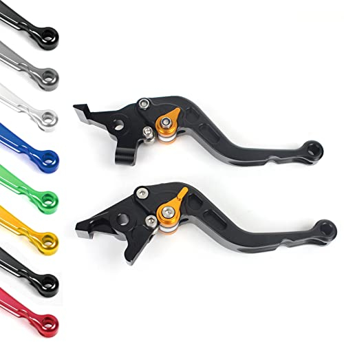 TARAZON CNC Verstellbar Bremshebel Kupplungshebel für Suzuki SV 650 N/S 99-15 DL 650 V-Strom 04-11
