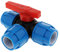 Tubayia Raccordo per tubo da giardino a 3 vie, per giardinaggio (nucleo in plastica da 32 mm)