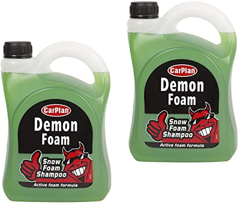 CarPlan Demon Snow Foam Shampoo, 2 Litre Refill (Pack of 2)
