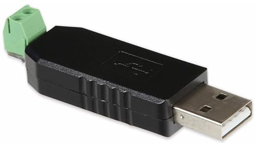 Joy-it SBC-ttl-rs485 Wandler (USB/RS485) Raspberry Pi, Arduino [1x USB 2.0 Stecker A-1x 2-Draht-Leitung] Schwarz