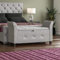 Vida Designs Seville Storage Ottoman, Fabric in Silver Velvet, 120x45x60cm - Storage Ottoman with Lift-Up Lid, Ideal for Toys, Bedding & Footstool Use | UKFR Certified