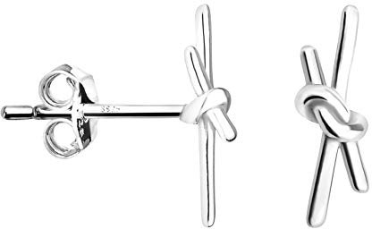 SOFIA MILANI - Damen Ohrringe 925 Silber - Knoten Ohrstecker - 20897