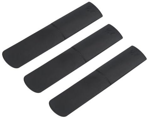 Altsaxophonblätter, 3 Stück 70x15x3mm Professionelle Altsaxophon Blätter Harz Altsaxophon Mundstück Blätter 2,5 Stärke Sax Blätter Reparatur Reed Zubehör für Klarinette Sopran Altsaxophon Anfänger
