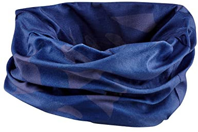 CEP - MULTIFUNCTIONAL LOGO BANDANA | Multifunktionstuch universell einsetzbar als Schlauchschal, Stirnband, Mundschutz oder als Haarband in blau/grau | Für Damen und Herren
