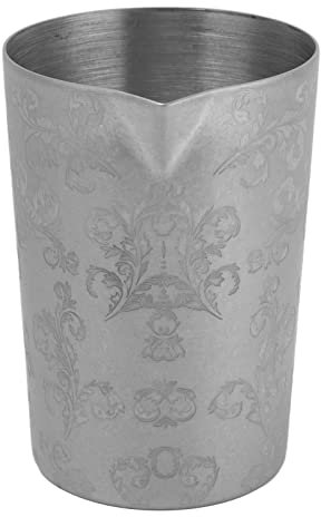 Shaker à Cocktail, Barre en Acier Inoxydable Bartending Cup Cocktail Mixing Glass Guirlande Cocktail Mix Shaker Tin Bar Bartending Mixing Pichet pour les Barmans et les Amateurs de Cocktails à la Mais
