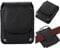 Echtes Leder Gürtelholster für Samsung Galaxy Z Flip 5 4 3 5G/Motorola Razr 40 Ultra/Razr 40, Handy Flip Case mit Magnetverschluss, Gürteltasche mit Metallclip
