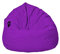 MILLINDABAG Kastanie Tropfenform Sitzsack für Kinder Jugendliche und Erwachsene Beanbag Kissen Indoor & Outdoor Gaminggeignet bereits gefüllt Sitzkissen Bodenkissen (Lila, XXL-Durchmesser 88 cm)