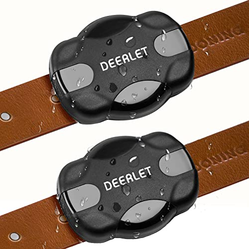 2er Pack Air Tag Hülle für Hunde - ONEONTA Air Tag Hund - Wasserdicht Air Tag Hundehalsband - Air Tag Hundeanhänger für Air Tag, Hundehalsbänder Rucksack Ultrahaltbar, für Halsbänder Aller Breiten