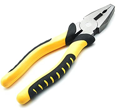 200 mm Kombinationszange mit Soft Grip Griffen 8 Universal zange für Schmuck, Modellbau & Werkstatt (200mm Kombinationszange)