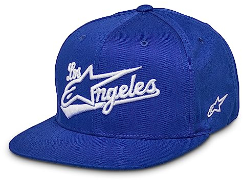 Alpinestars Unisex Los Angeles Hat Baseball Cap, Blau/Weiß, Einheitsgröße
