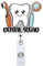 Dental Squad einziehbare Abzeichenrolle mit ID-Clip, Namensschild, lustiges Zahngeschenk für Krankenschwestern, Büroangestellte, medizinische Zahnarzte, Zahnarztteam, Zahnarzt, Studenten,