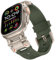 KADES Correa para Apple Watch Ultra 2/Ultra de 49 mm para Apple Watch Series 10/9/8/7/6/SE/5/4/3/2/1 de 46 mm/45 mm/44 mm/42 mm, conector de metal duradero con correa deportiva de TPU resistente,