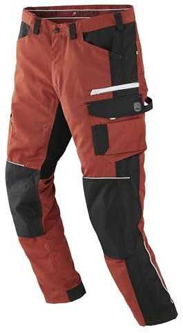 Terrax Workwear Herren Arbeitshose (rotbraun/schwarz, 50)