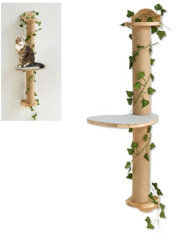 TREKAM Rascador para Gatos Pared Compacto y Duradero - Rascador Pared Gatos Que Combina Estilo y Funcionalidad - Rascador de Pared para Gatos Que Protege Tus Muebles.