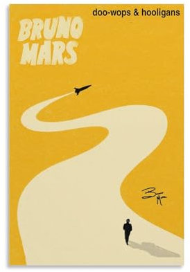 JHSO Bruno Mars Doo-Wops & Hooligans Musikalbum, Kunstposter, Poster, dekorative Malerei, Leinwand, Wandposter und Kunstdruck, moderne Familienschlafzimmer-Dekoration, Poster, 30 x 45 cm