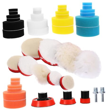 CLISPEED Juego De Almohadillas De Esponja Para Pulir Accesorio Para Taladro Kit Para