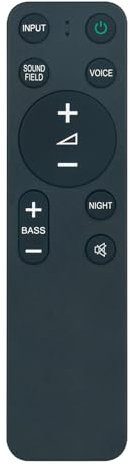 VINABTY RMT-AH513U Reemplazar Control Remoto Apto para Sony Sound Bar HT-S400 HT-SC40 SA-WS400 SA-S400 SA-SC40 SA-WSC40 HTS400 HTSC40 SAWS400 SAS400 SASC40 SAWSC40