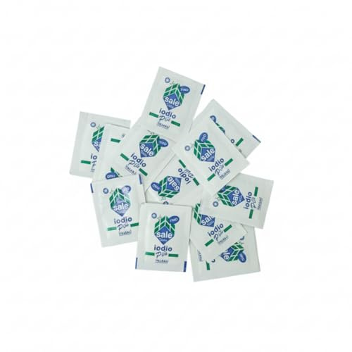 SALE DI SICILIA 500 bustine monodose di sale fino iodato da 1 g in Bustone di plastica