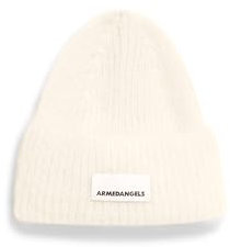 ARMEDANGELS Unisex Mütze aus Mohair-Woll Mix SNOWAA Oatmilk