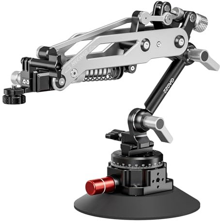 NEEWER Soporte Hidráulico con Ventosa para Coche, riel OTAN con Cierre rápido, Base giratoria de 360°, Compatible con GoPro Dji Osmo Pocket 3 Insta360 X5 X4 X3 cámara de acción 500 g máx. Carga GA022