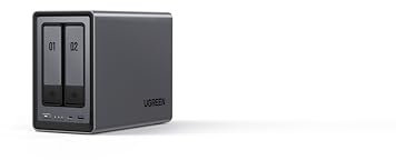 UGREEN NASync DXP2800 16TB (Seagate Ironwolf), 2-Bay NAS with Intel N100 Quad-Core CPU (Up to 3.4GHz) 8GB DDR5, 2x M.2 PCIe Slots, 2.5GbE Port (Diskless)