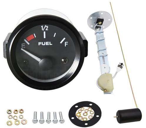 Kit Jauge Niveau Carburant - Jauge Réservoir Bateau, Voiture SUV | Unité Envoi Réservoirs, Jauges Huile Auto Pour Cabriolet Réservoir Garage Camping Quotidien Voyage - Instrument Précis