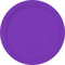 Unique Party- Paquete de 16 platos de papel, Color morado neón, 23 cm (99165)