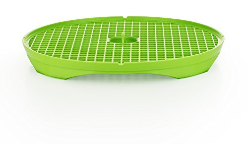 Börner Crispymaker (Grün) • Chips Macher für die Mikrowelle • Chip Maker für kalorienarme Chips ohne Fett • Frische Chips selber machen • Kartoffelchips & Gemüsechips Maker