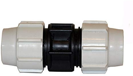 Manicotto d.32 PN16 Plasson bianco & nero