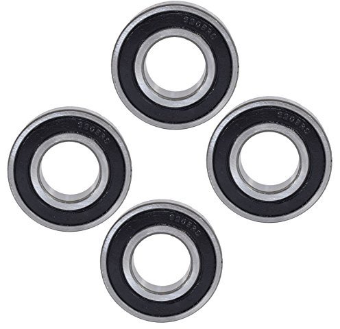 4 Sealed Trailer Wheel Hub Metric Ball Compact Bearings ID25 x OD52 x W15mm