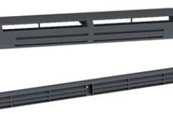 Ensemble Entrée d'air et grille de façade hygroréglable - Gris Anthracite - 423467 - Atlantic