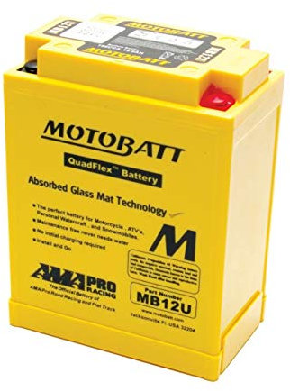 Motobatt MB12U Gel Motorrad Batterie 12V 15AH