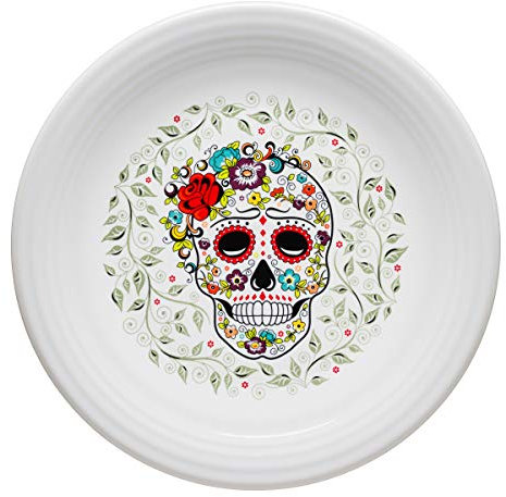Fiesta Skull & Vine - Sugar - 11.75 Chop Plate