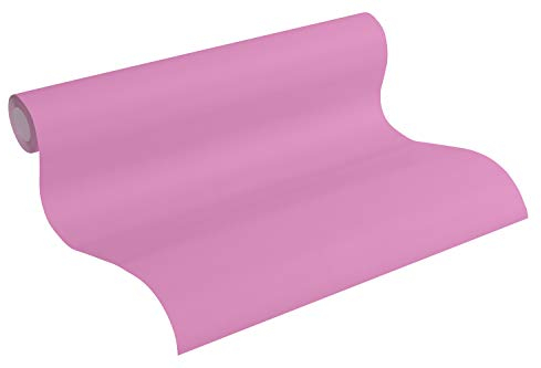 Esprit Vliestapete Tapete Uni 10,05 m x 0,53 m lila rosa Made in Germany 366779 36677-9