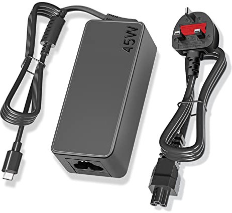 45W ETL Listed Type C USB C Charger Adapter for HP Chromebook X360,HP Spectre X360,Acer Chromebook,Lenovo Chromebook and more Device via USB C Charging Tip
