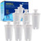 Arisll Wasserfilter Ersatz für Brita Pitcher – 6 Stück, BPA-freie Filter passend für Brita Standard Pitcher Classic, Mavea Classic, Atlantis, Bella, Slim