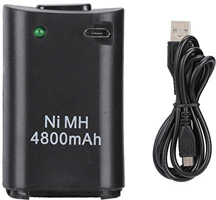 Batterie Rechargeable 2-en-1 Batterie Rechargeable pour Manette de Jeu pour Xbox 360 Batterie Ni-MH Gamepad