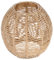 Happyyami Rotin Abat- Jour pour Pendentif Lampe Lampadaire Luminaire en Rotin Ombre pour Chambre De Chevet Maison Lecture Salon Maison Couloir À Manger
