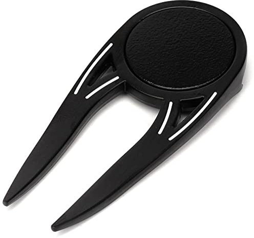 VANANA Outil de repousse de balle de golf à double griffe - Outil de réparation magnétique détachable - Aide au putt - Outil de réparation de décapsuleur, décapsuleur pour les golfeurs