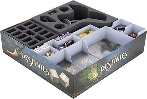 Feldherr Organizer + Schaumstoff-Set kompatibel mit Time of Legends: Destinies - Grundspielbox